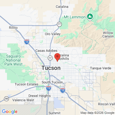 Map to  office in Tucson, AZ