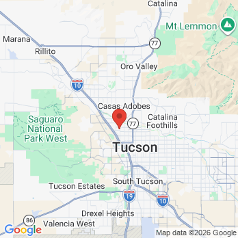 Map to Dental Post Office office in Tucson, AZ
