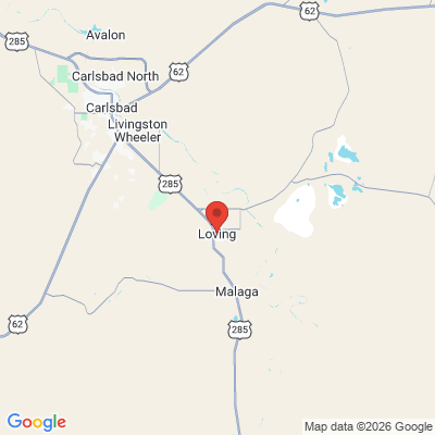 Map to  office in Loving, NM