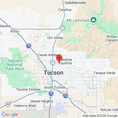 Map to  office in Tucson, AZ