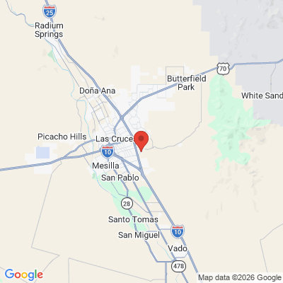 Map to  office in Las Cruces