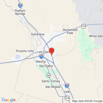 Map to  office in Las Cruces, NM