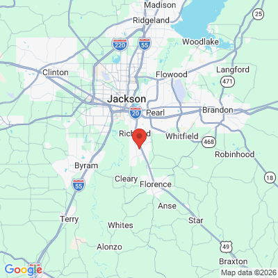 Map to  office in Richland, MS