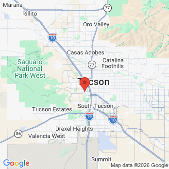 Map to St Marys Dental Group office in Tucson, AZ
