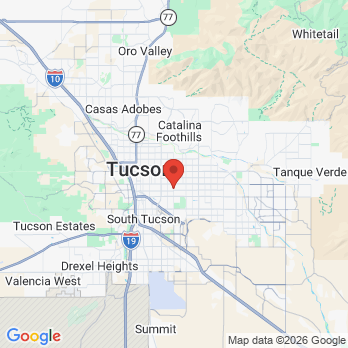 Map to Coronado Dental office in Tucson, AZ