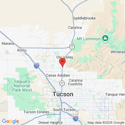 Map to  office in Tucson, AZ