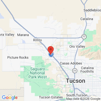 Map to Tucson  office in Tucson, AZ