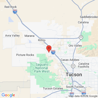 Map to  office in Tucson, AZ