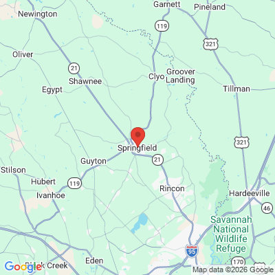 Map to  office in Springfield, GA