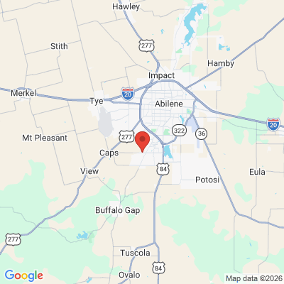 Map to  office in Abilene, TX