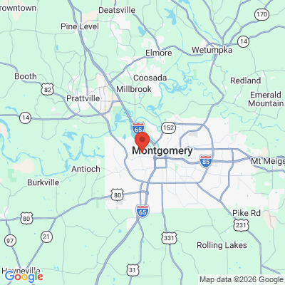 Map to  office in Maxwell Afb, AL