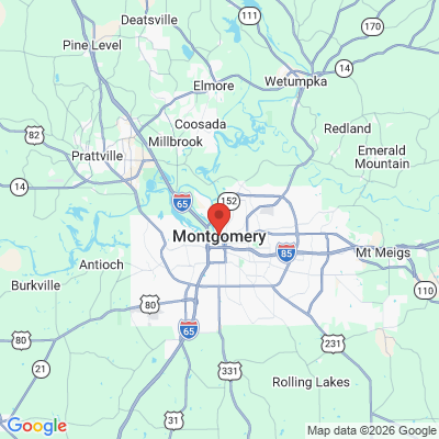 Map to  office in Montgomery, AL