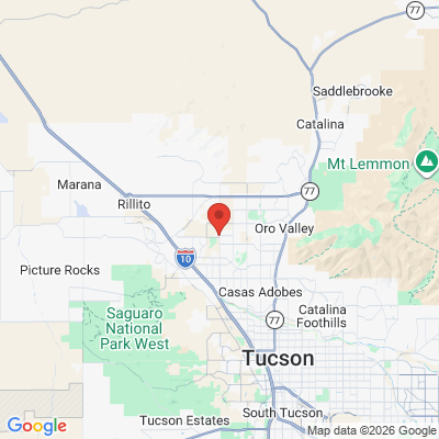 Map to  office in Tucson, AZ