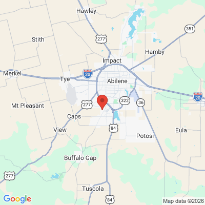 Map to  office in Abilene, TX