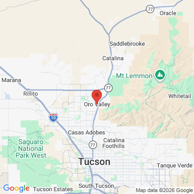 Map to  office in Oro Valley, AZ