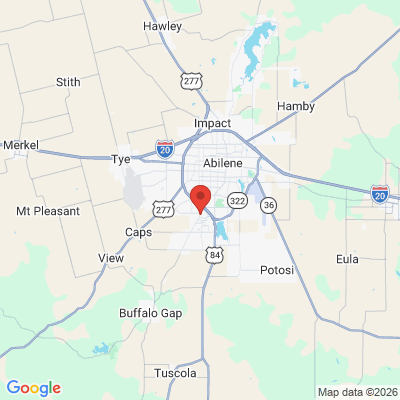 Map to  office in Abilene, TX