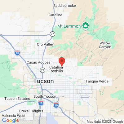 Map to  office in Tucson, AZ