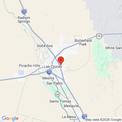 Map to  office in Las Cruces, NM
