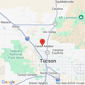 Map to Timothy Wilson D.D.S.,P.C. office in Tucson, AZ