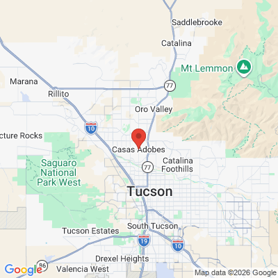Map to  office in Casas Adobes, AZ