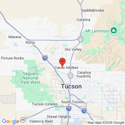 Map to  office in Tucson, AZ