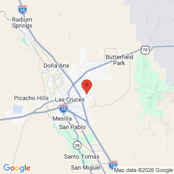 Map to Warren & Law Dental office in Las Cruces, NM