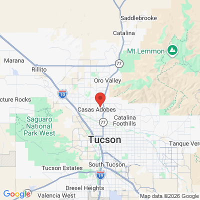 Map to  office in Tucson, AZ