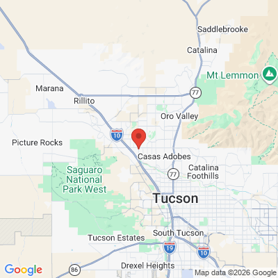Map to  office in Tucson, AZ