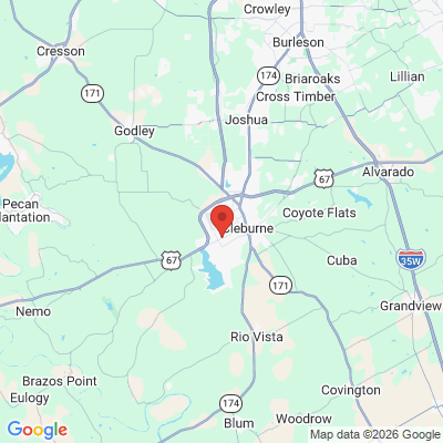 Map to  office in Cleburne, TX