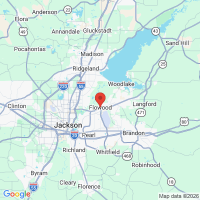 Map to  office in Flowood, MS