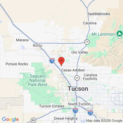 Map to  office in Tucson, AZ