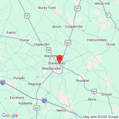 Map to  office in Statesboro, GA
