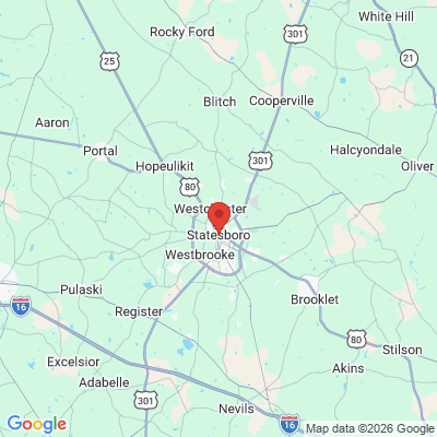Map to  office in Statesboro, GA