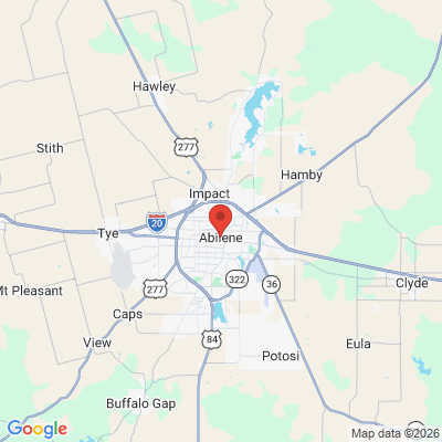 Map to  office in Abilene, TX