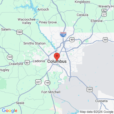 Map to  office in Columbus, GA