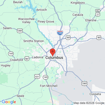 Map to  office in Phenix City, AL