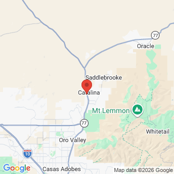 Map to Creative Smiles Dentistry office in Tucson, AZ