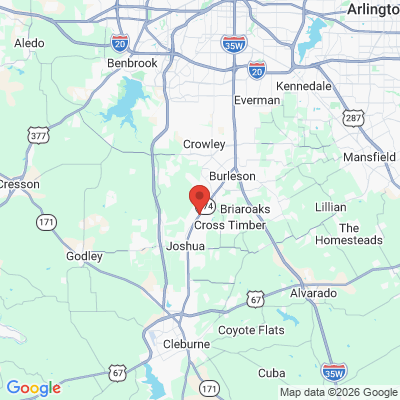Map to  office in Burleson, TX