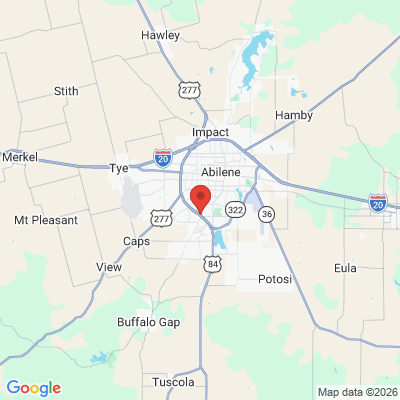 Map to  office in Abilene, TX