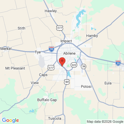 Map to  office in Abilene, TX