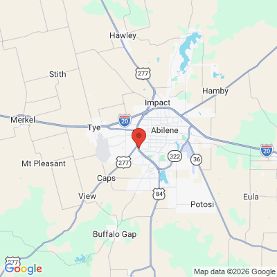 Map to  office in Abilene, TX