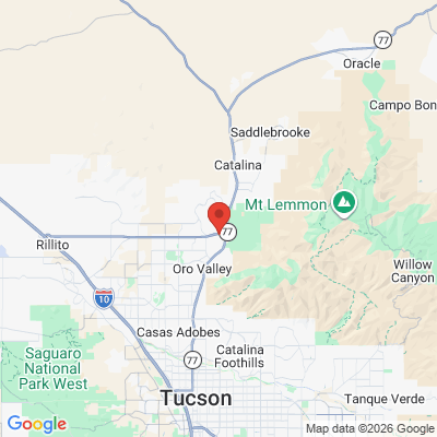 Map to  office in Oro Valley, AZ