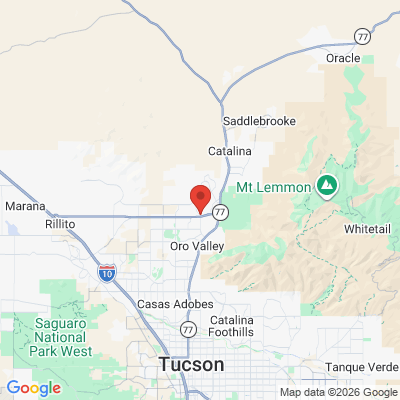 Map to  office in Oro Valley, AZ