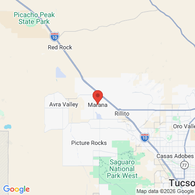 Map to  office in Marana, AZ