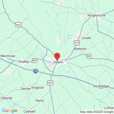 Map to  office in Dublin, GA