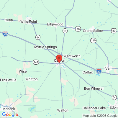 Map to  office in Canton, TX