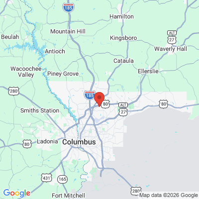 Map to  office in Columbus, GA