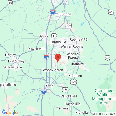 Map to  office in Kathleen, GA