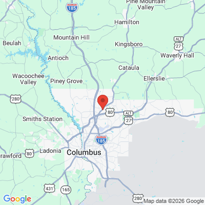 Map to  office in Columbus, GA