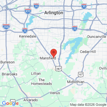 Map to Second Impression Smiles office in Mansfield, TX